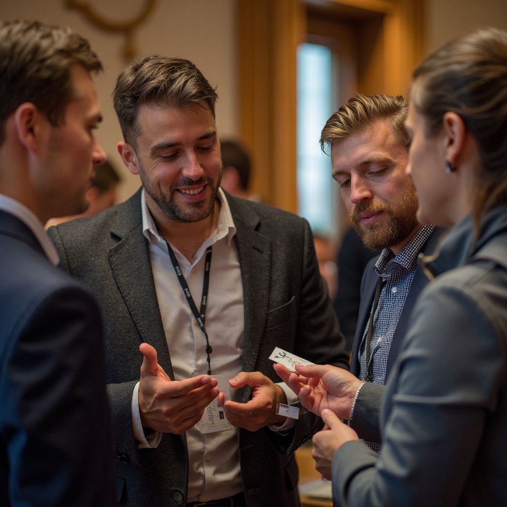 Networking în cadrul conferinței IA România